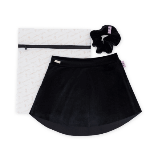 Ballet Slit Skirt - Velvet